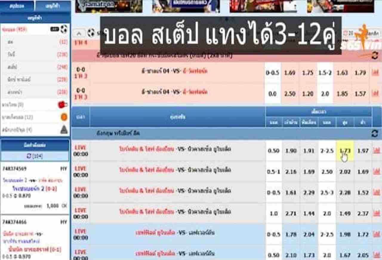 แทงบอลสเต็ป5